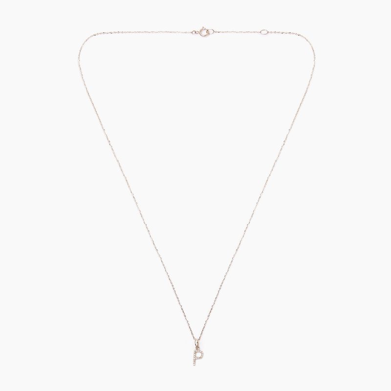 ¨P¨ Letter Necklace