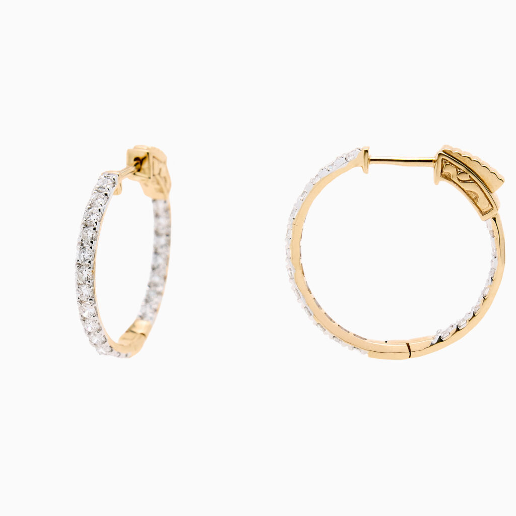 Lab Grown Diamond Hoops